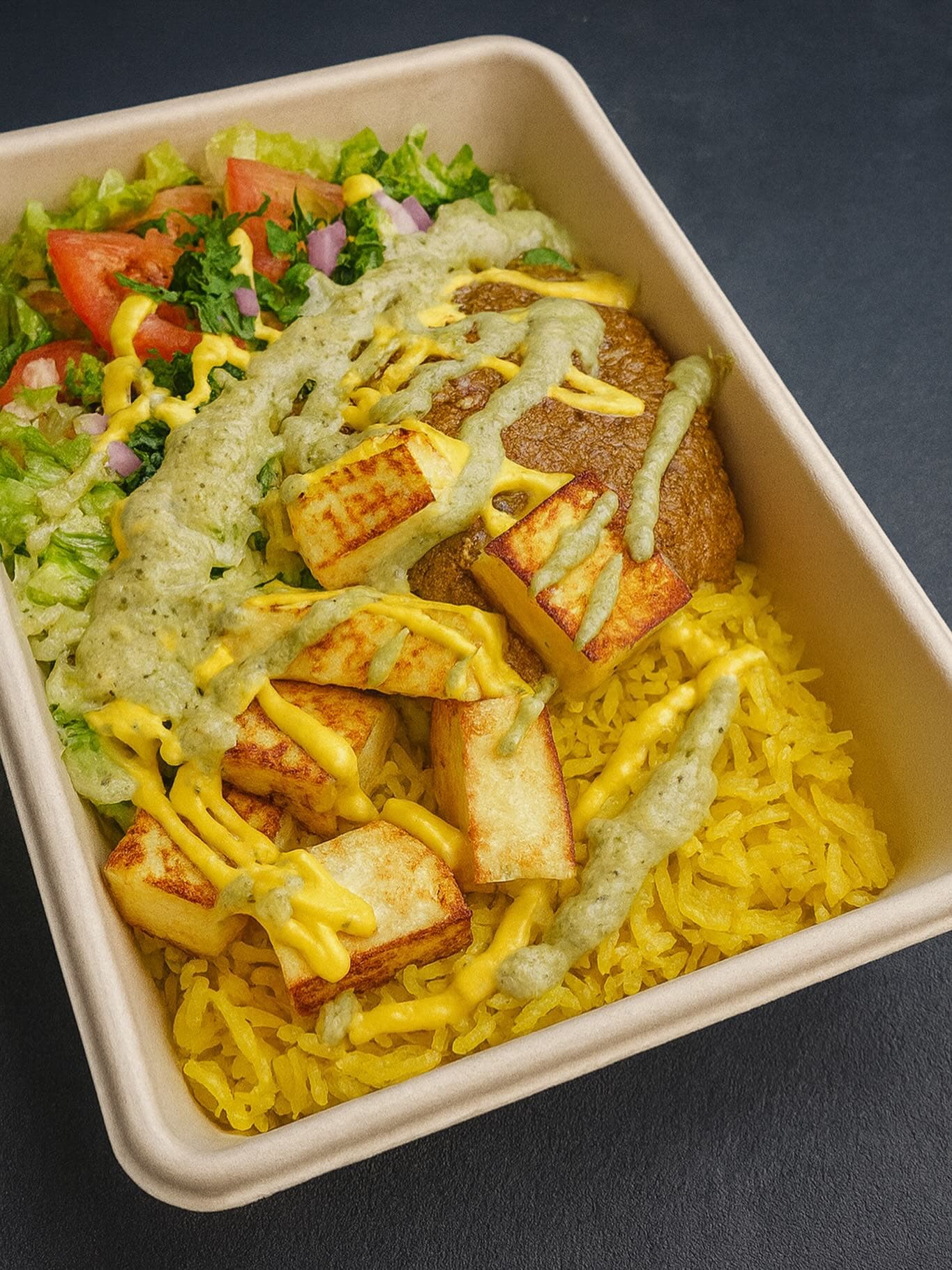 Paneer Over Rice