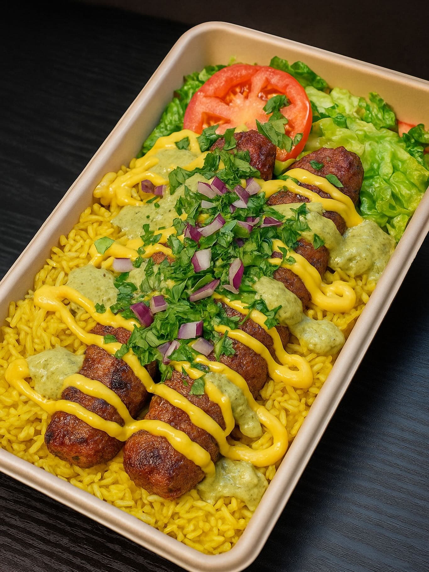 Sheesh Over Rice
