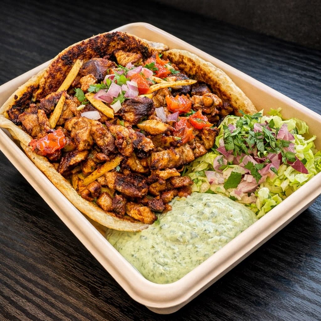 Ginger Keema Over Rice